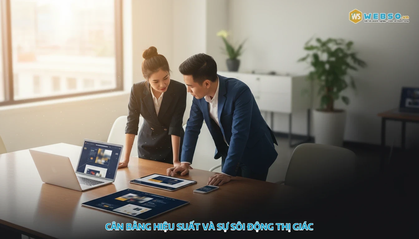 thiết kế và lập trình web - Cân Bằng Hiệu Suất và Sự Sôi Động Thị Giác