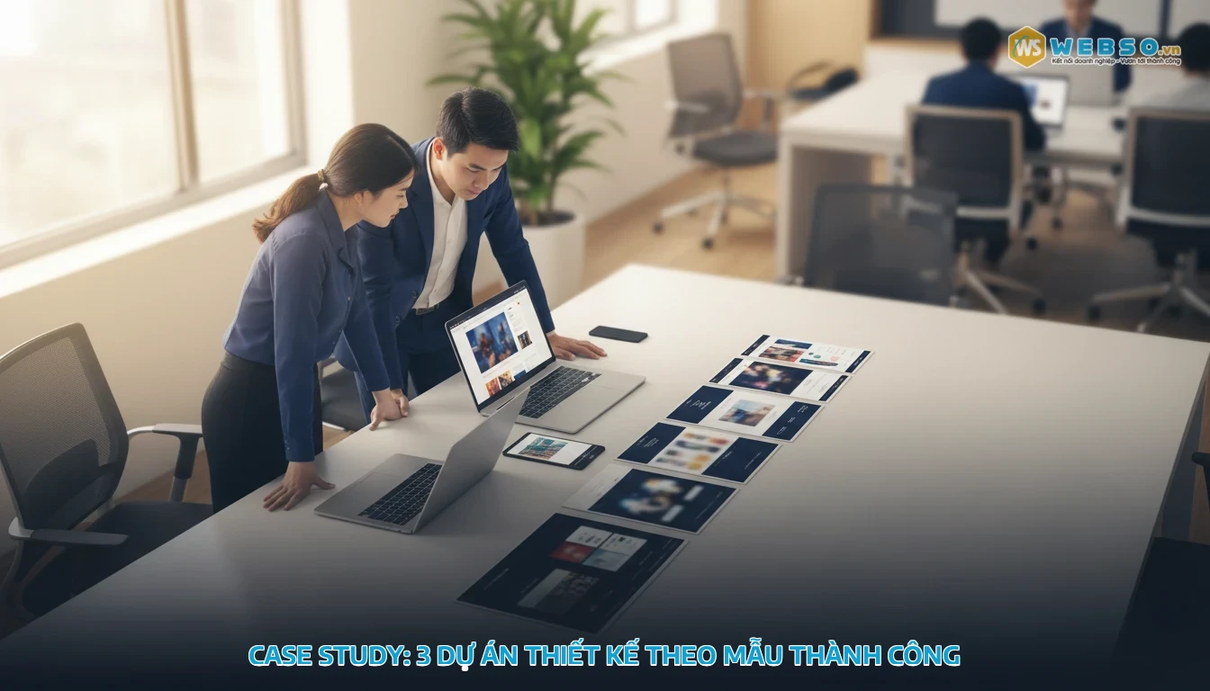thiết kế website theo mẫu - Case Study: 3 Dự Án Thiết Kế Theo Mẫu Thành Công