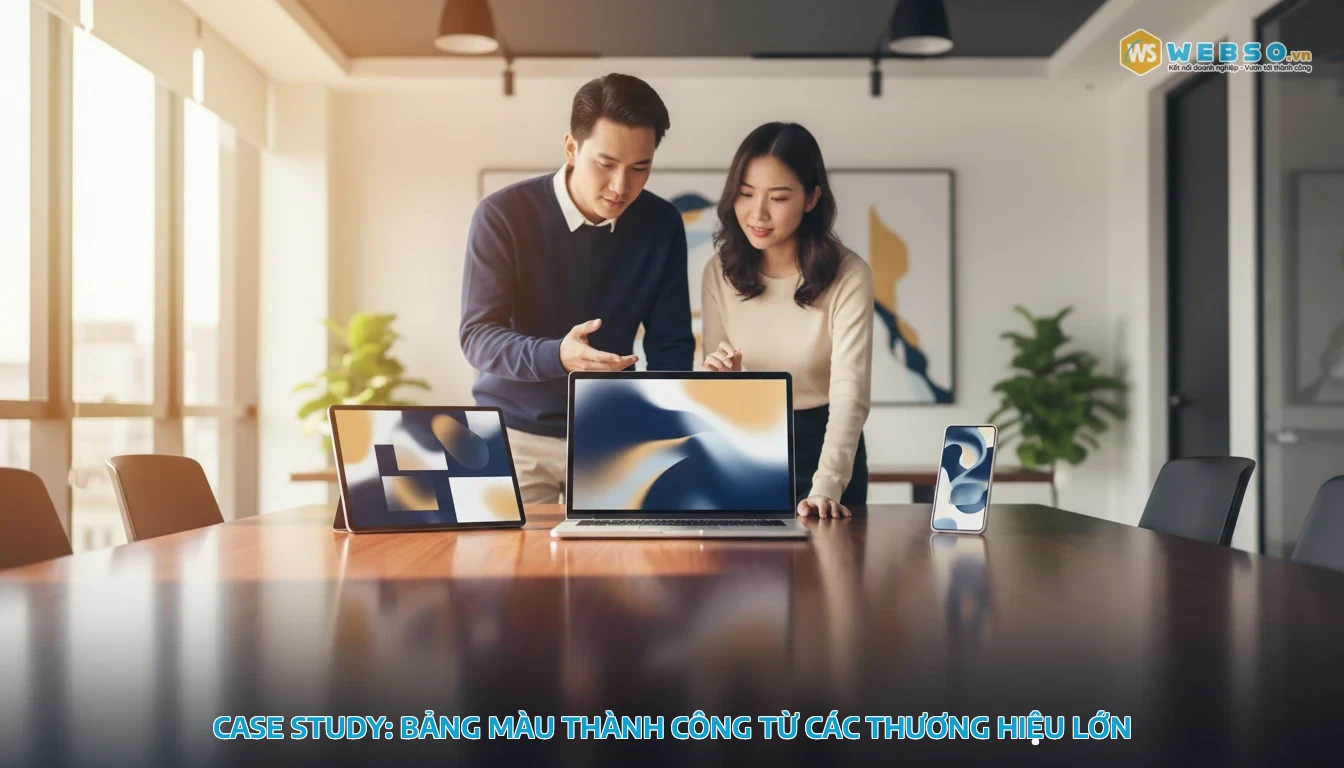 bảng màu thiết kế web - Case study: Bảng màu thành công từ các thương hiệu lớn
