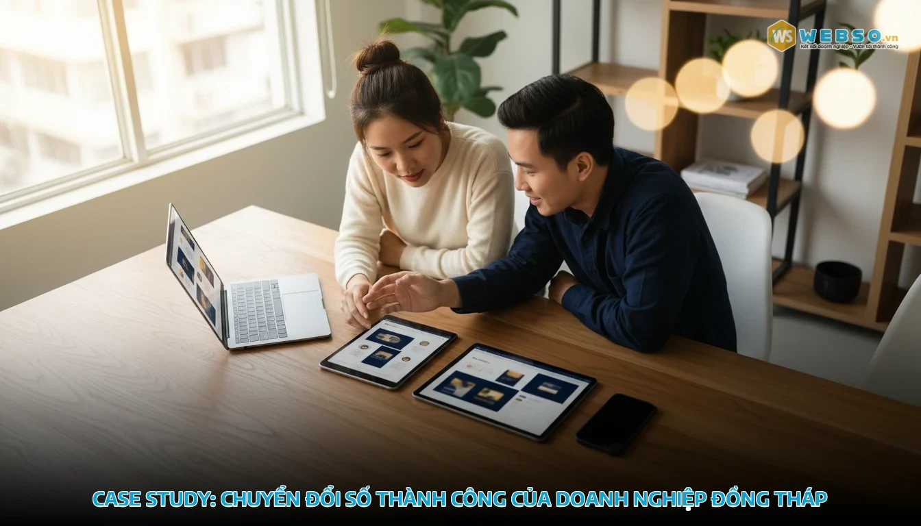 thiết kế website đồng tháp - Case study: Chuyển đổi số thành công của doanh nghiệp Đồng Tháp