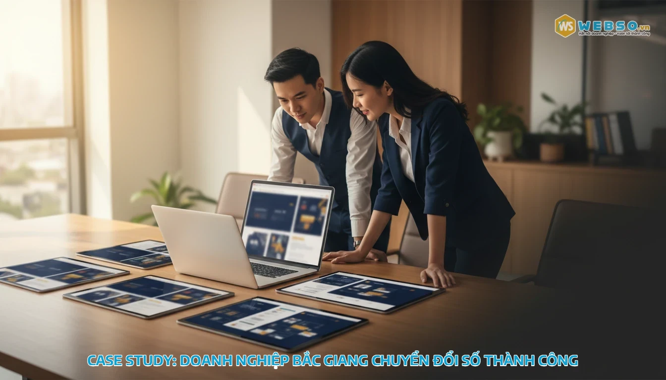 thiết kế web bắc giang - Case Study: Doanh Nghiệp Bắc Giang Chuyển Đổi Số Thành Công