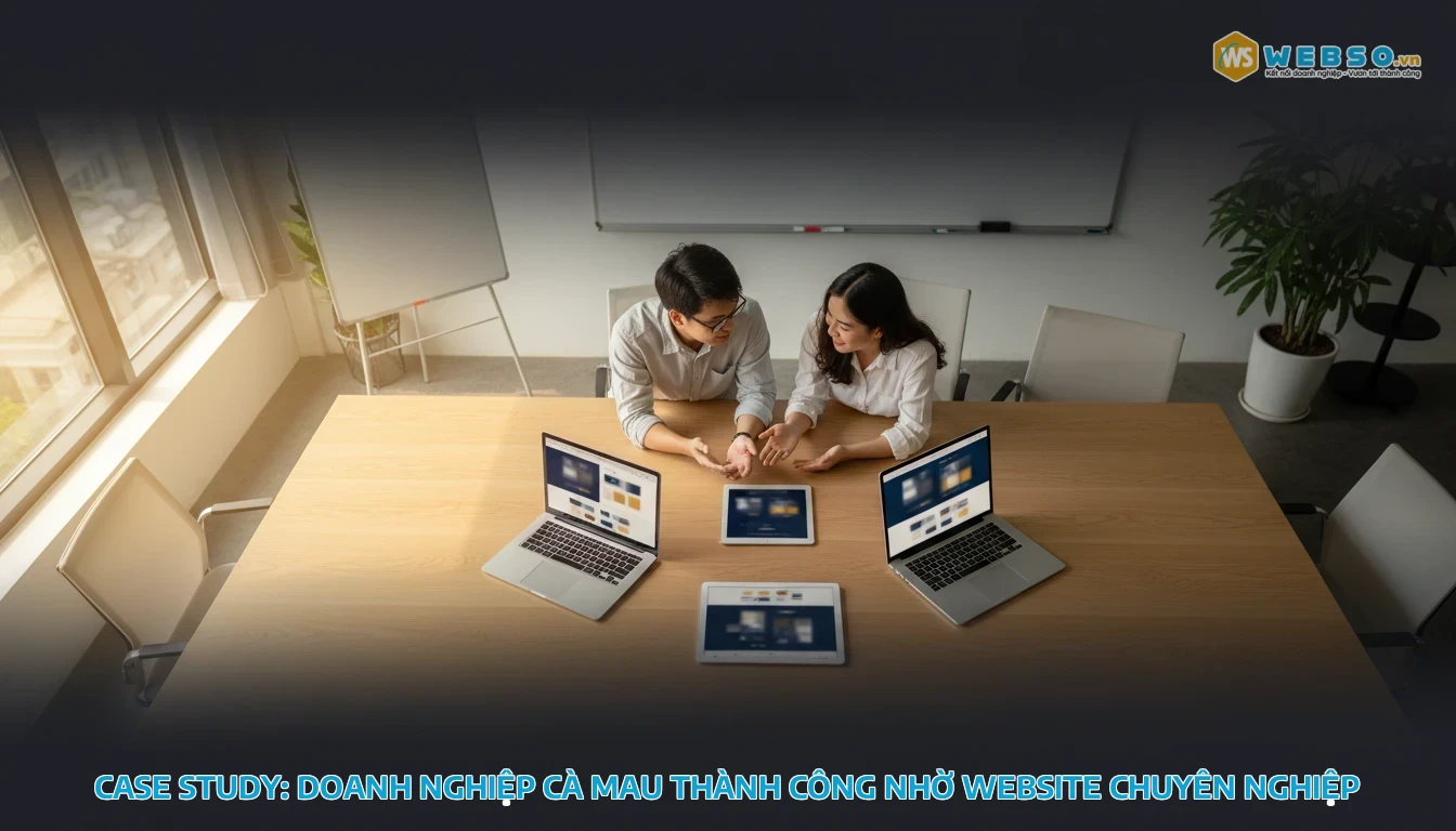 thiết kế website cà mau - Case study: Doanh nghiệp Cà Mau thành công nhờ website chuyên nghiệp