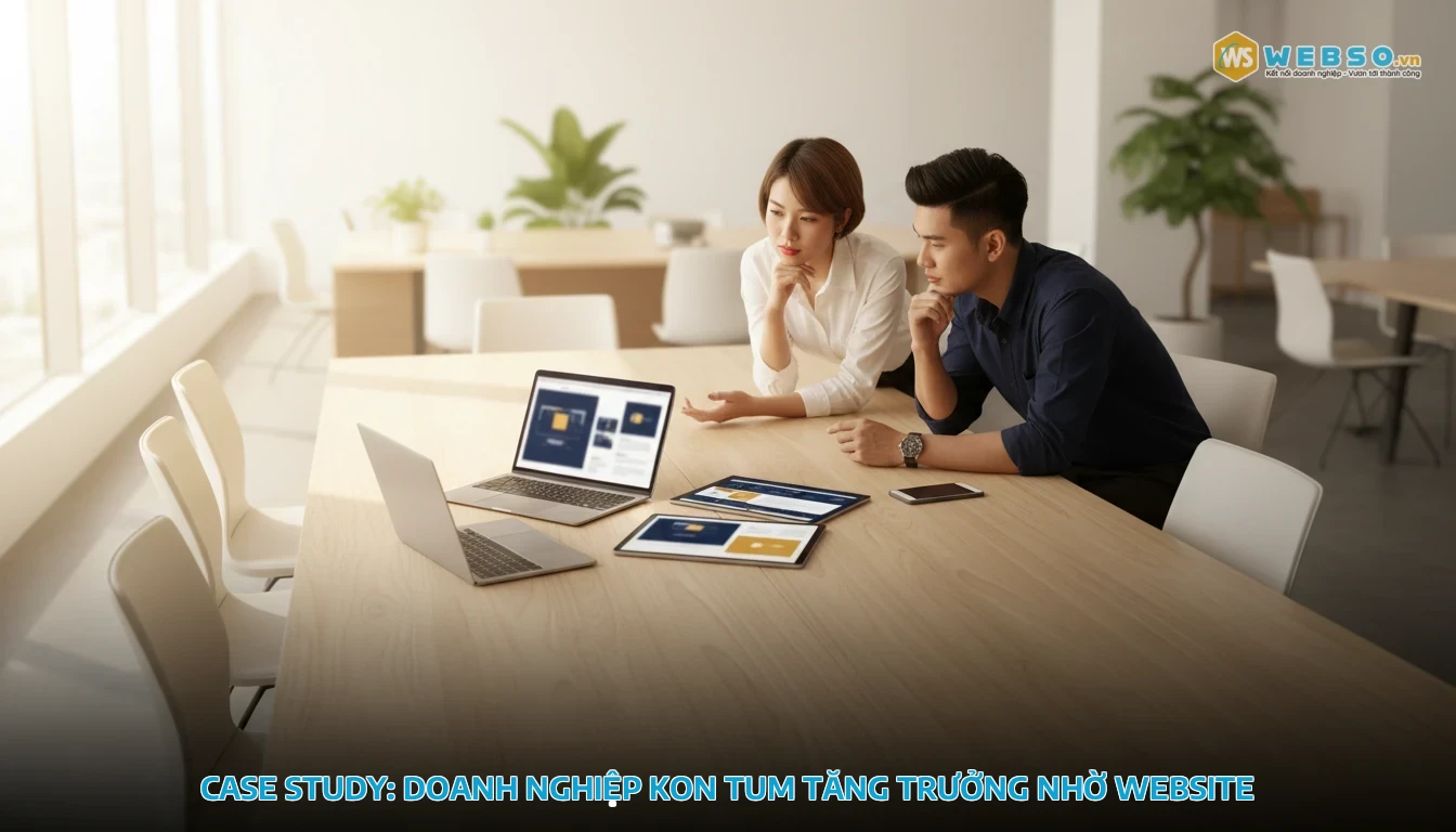 thiết kế web kon tum - Case Study: Doanh Nghiệp Kon Tum Tăng Trưởng Nhờ Website