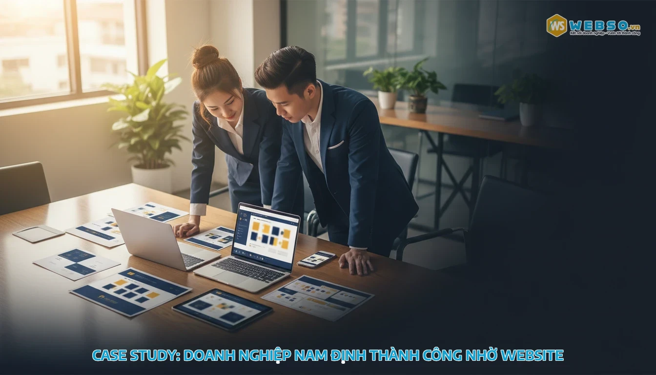 thiết kế website tại nam định - Case Study: Doanh Nghiệp Nam Định Thành Công Nhờ Website