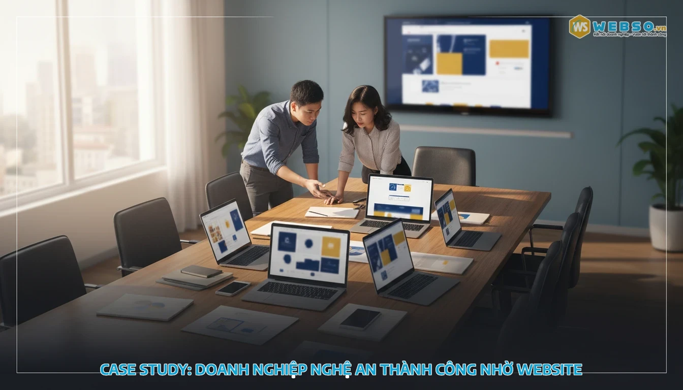 thiết kế website tại nghệ an - Case study: Doanh nghiệp Nghệ An thành công nhờ website