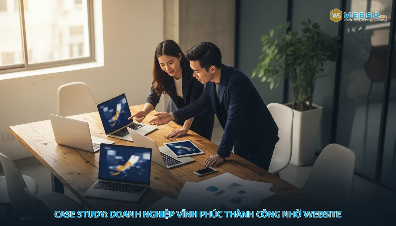 thiết kế web tại vĩnh phúc - Case Study: Doanh Nghiệp Vĩnh Phúc Thành Công Nhờ Website