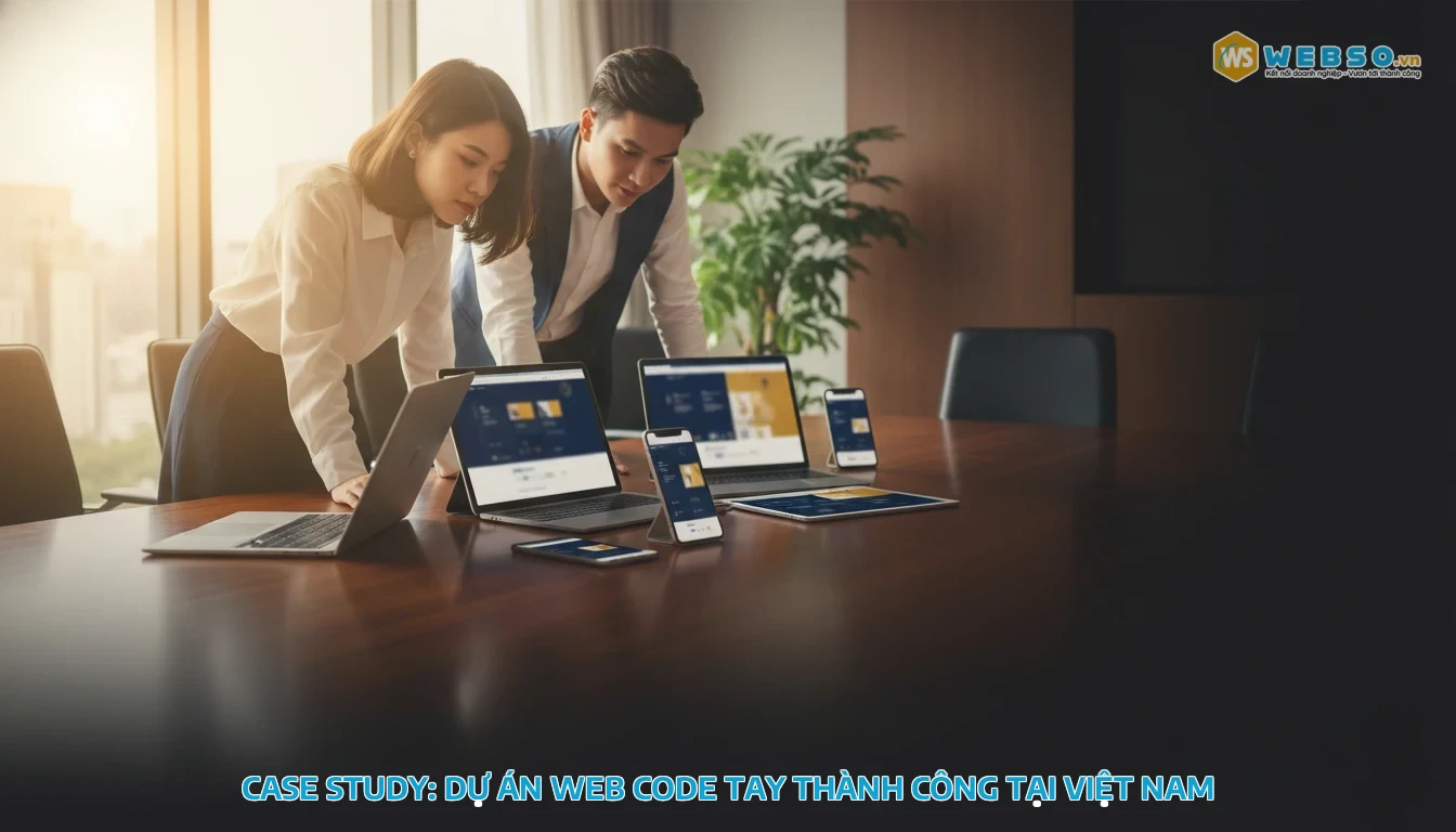 thiết kế web code tay - Case study: Dự án web code tay thành công tại Việt Nam