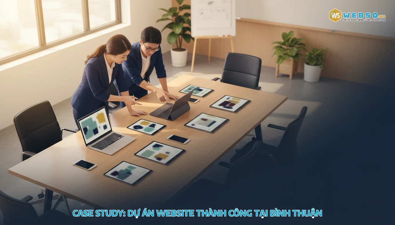 thiết kế website tại bình thuận - Case study: Dự án website thành công tại Bình Thuận