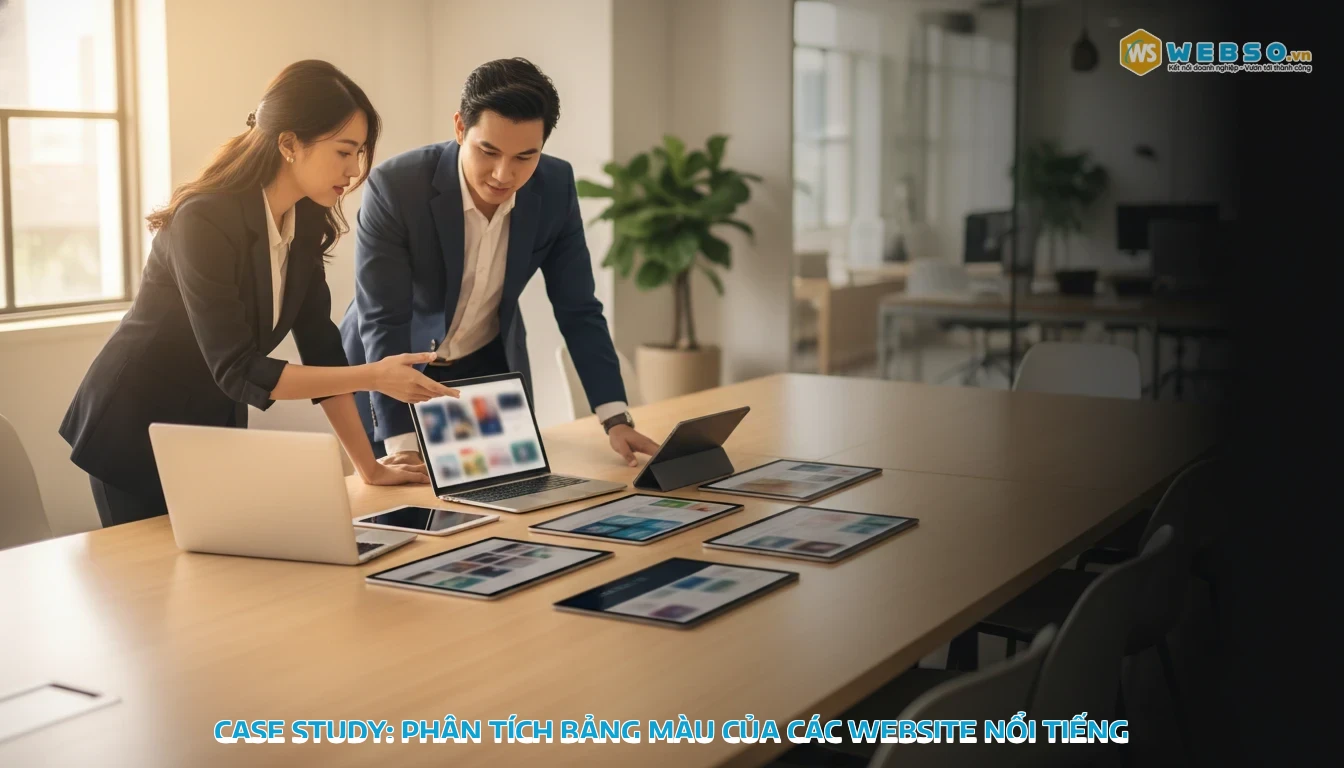 phối màu trong thiết kế web - Case study: Phân tích bảng màu của các website nổi tiếng