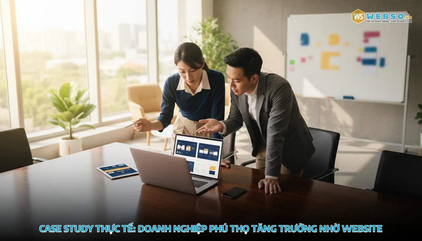 thiết kế web tại phú thọ - Case Study Thực Tế: Doanh Nghiệp Phú Thọ Tăng Trưởng Nhờ Website
