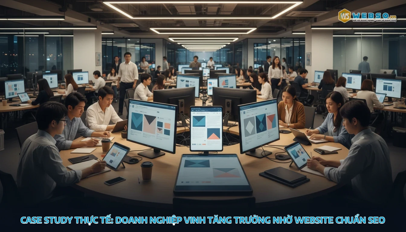 thiết kế web tại tp vinh - Case Study Thực Tế: Doanh Nghiệp Vinh Tăng Trưởng Nhờ Website Chuẩn SEO