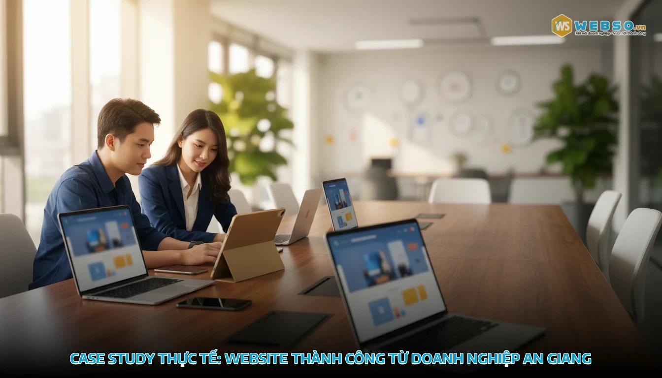 thiết kế web an giang - Case study thực tế: Website thành công từ doanh nghiệp An Giang