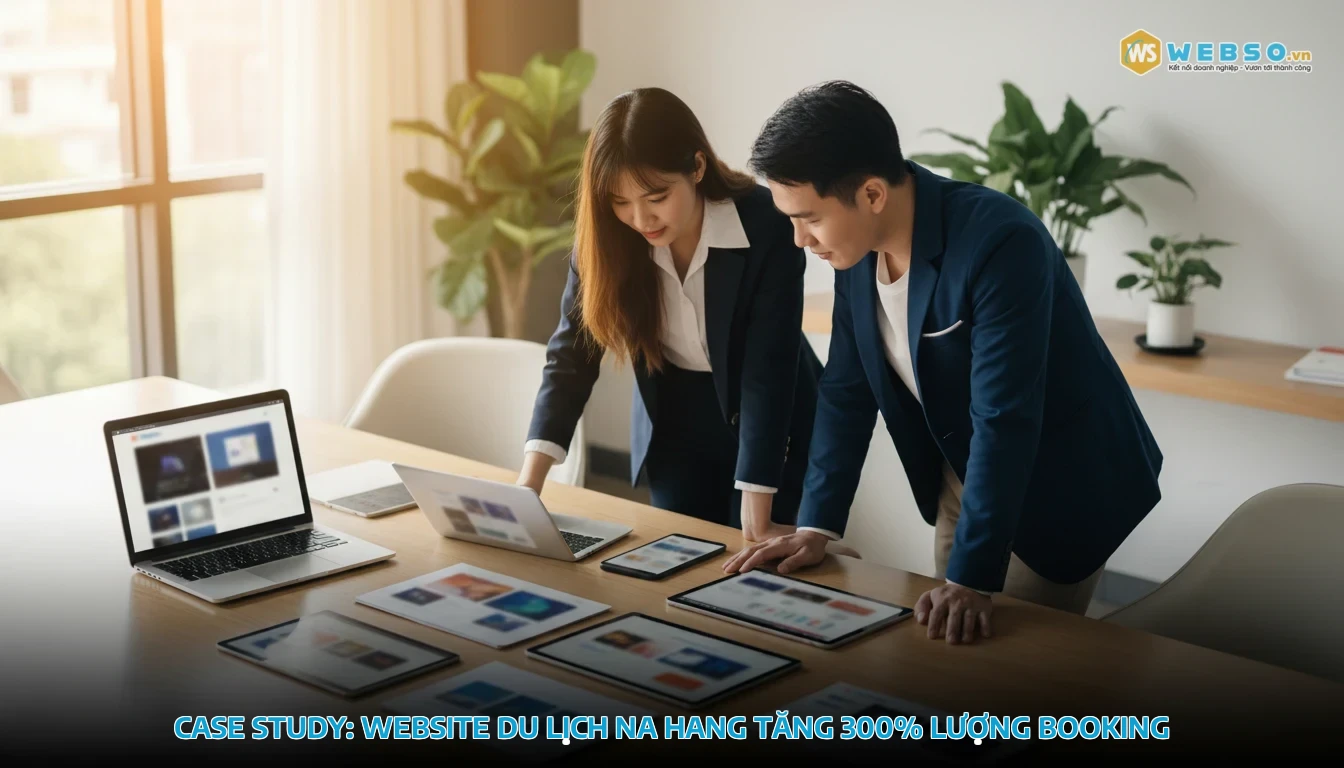 thiết kế website tại tuyên quang - Case study: Website du lịch Na Hang tăng 300% lượng booking