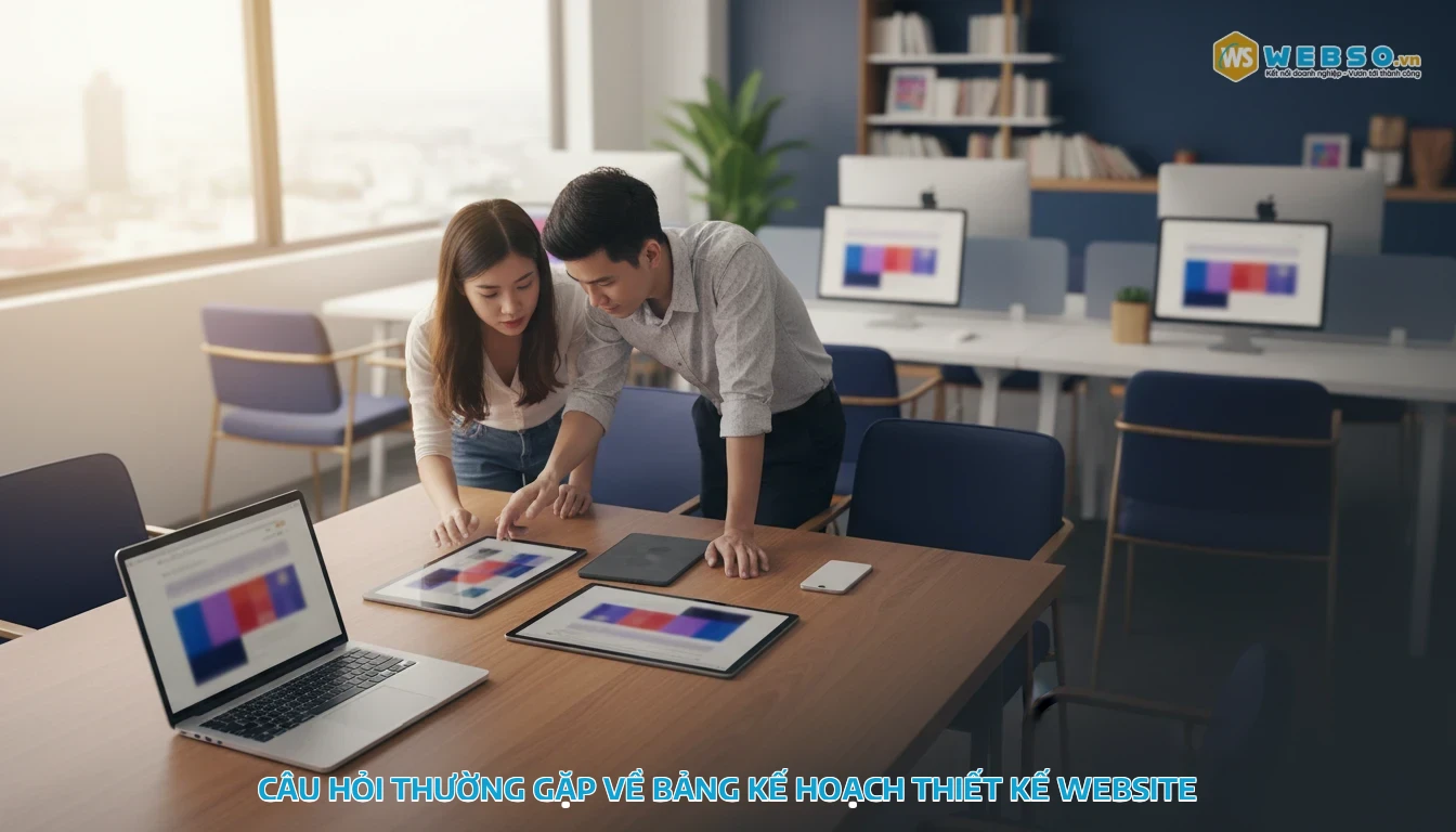bảng kế hoạch thiết kế website - Các câu hỏi thường gặp về bảng kế hoạch thiết kế website