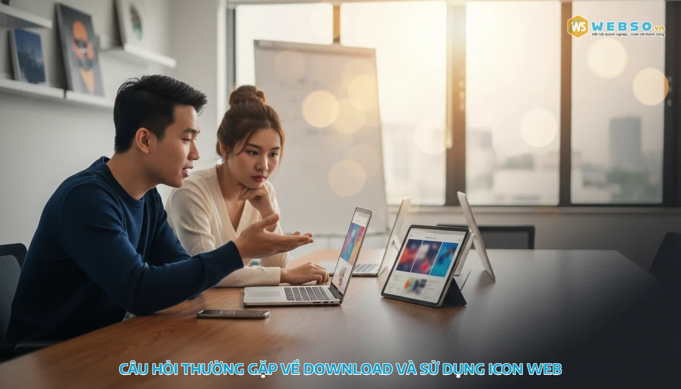 download bộ icon cho thiết kế web - Câu hỏi thường gặp về download và sử dụng icon web