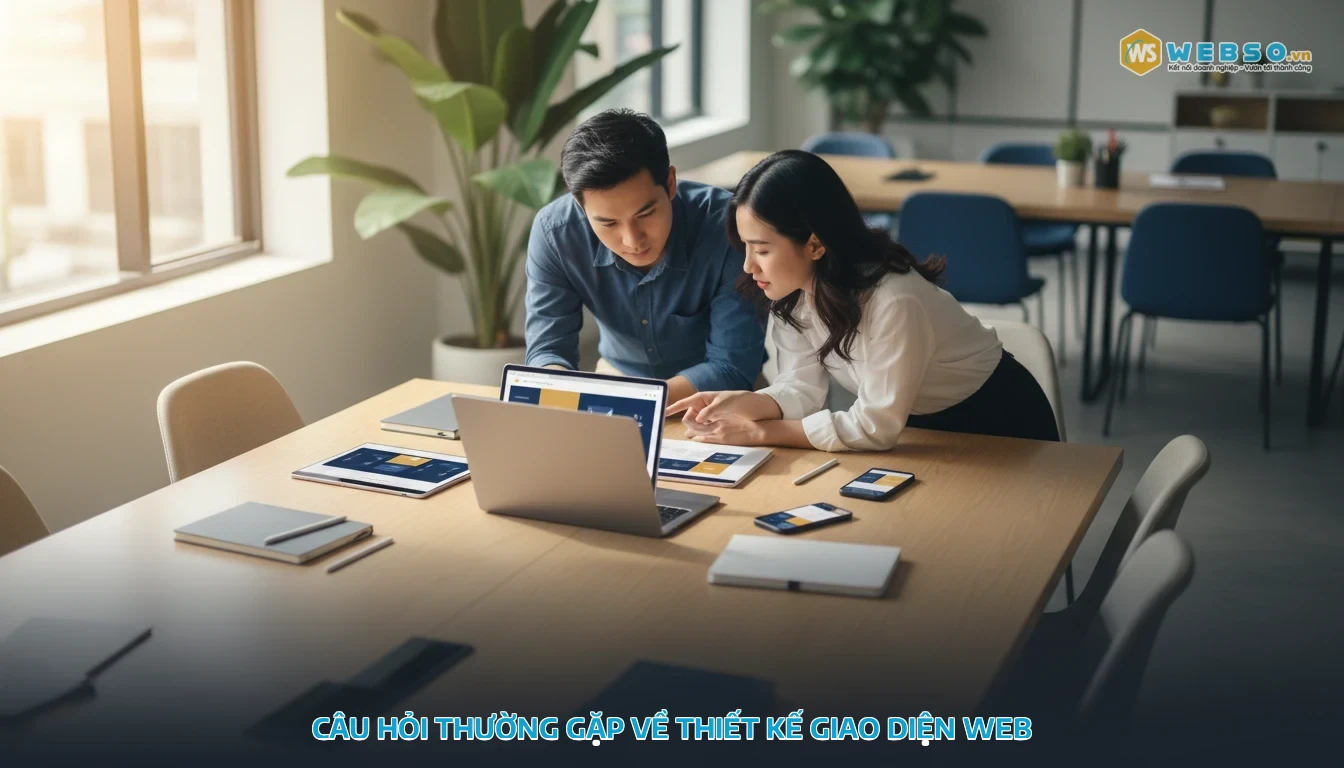 thiết kế giao diện web - Câu hỏi thường gặp về thiết kế giao diện web