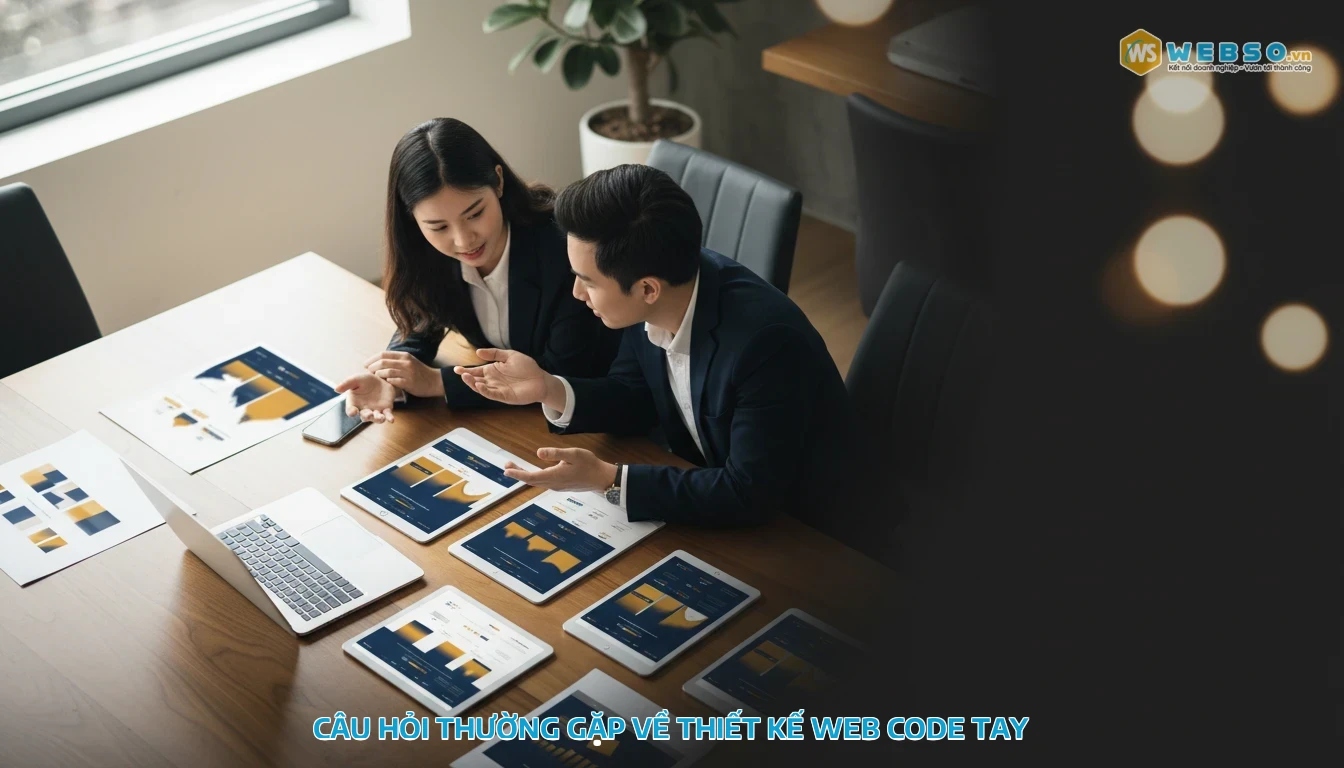 thiết kế web code tay - Câu hỏi thường gặp về thiết kế web code tay