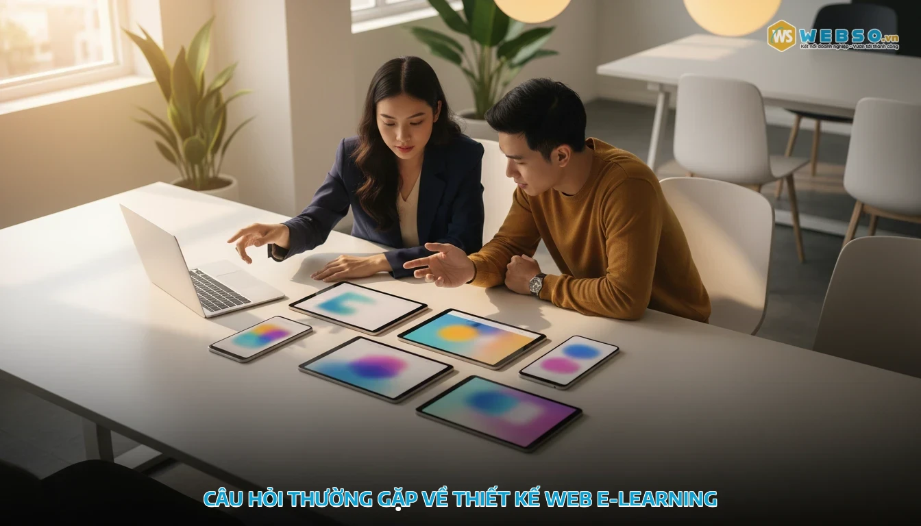 thiết kế web elearning - Câu Hỏi Thường Gặp Về Thiết Kế Web E-learning