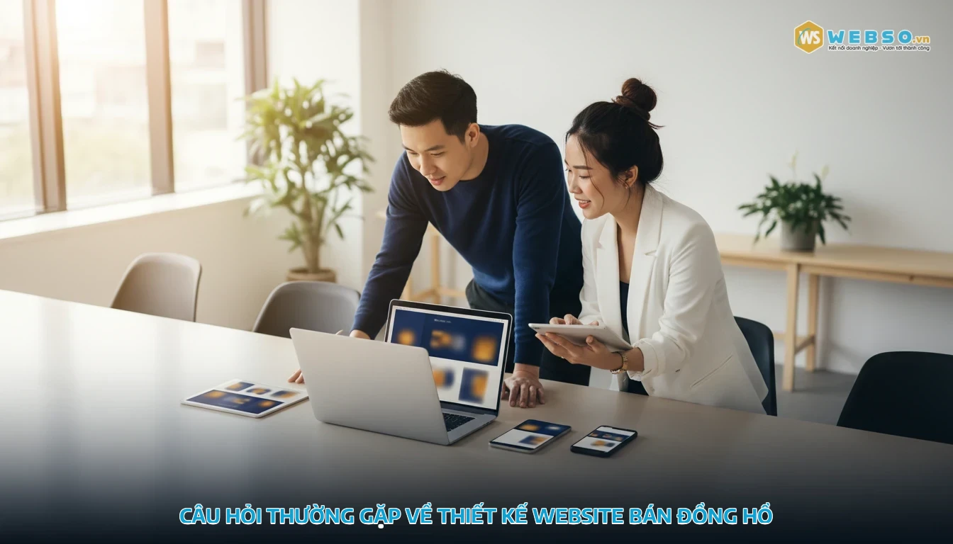 thiết kế website bán đồng hồ - Câu hỏi thường gặp về thiết kế website bán đồng hồ