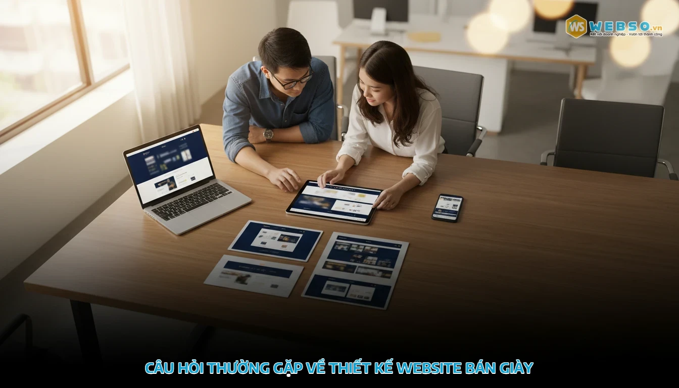 thiết kế website bán giày - Câu Hỏi Thường Gặp Về Thiết Kế Website Bán Giày