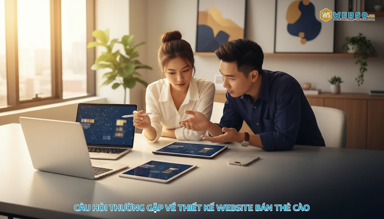 thiết kế website bán thẻ cào - Câu hỏi thường gặp về thiết kế website bán thẻ cào