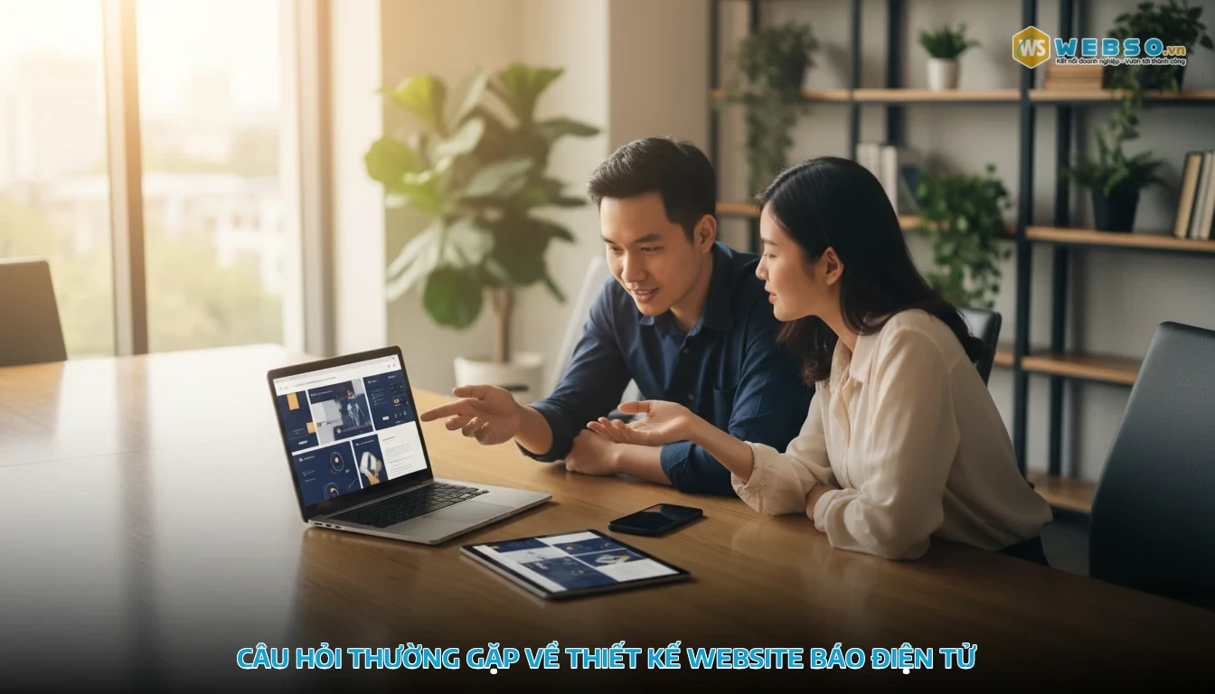 thiết kế website báo điện tử - Câu hỏi thường gặp về thiết kế website báo điện tử