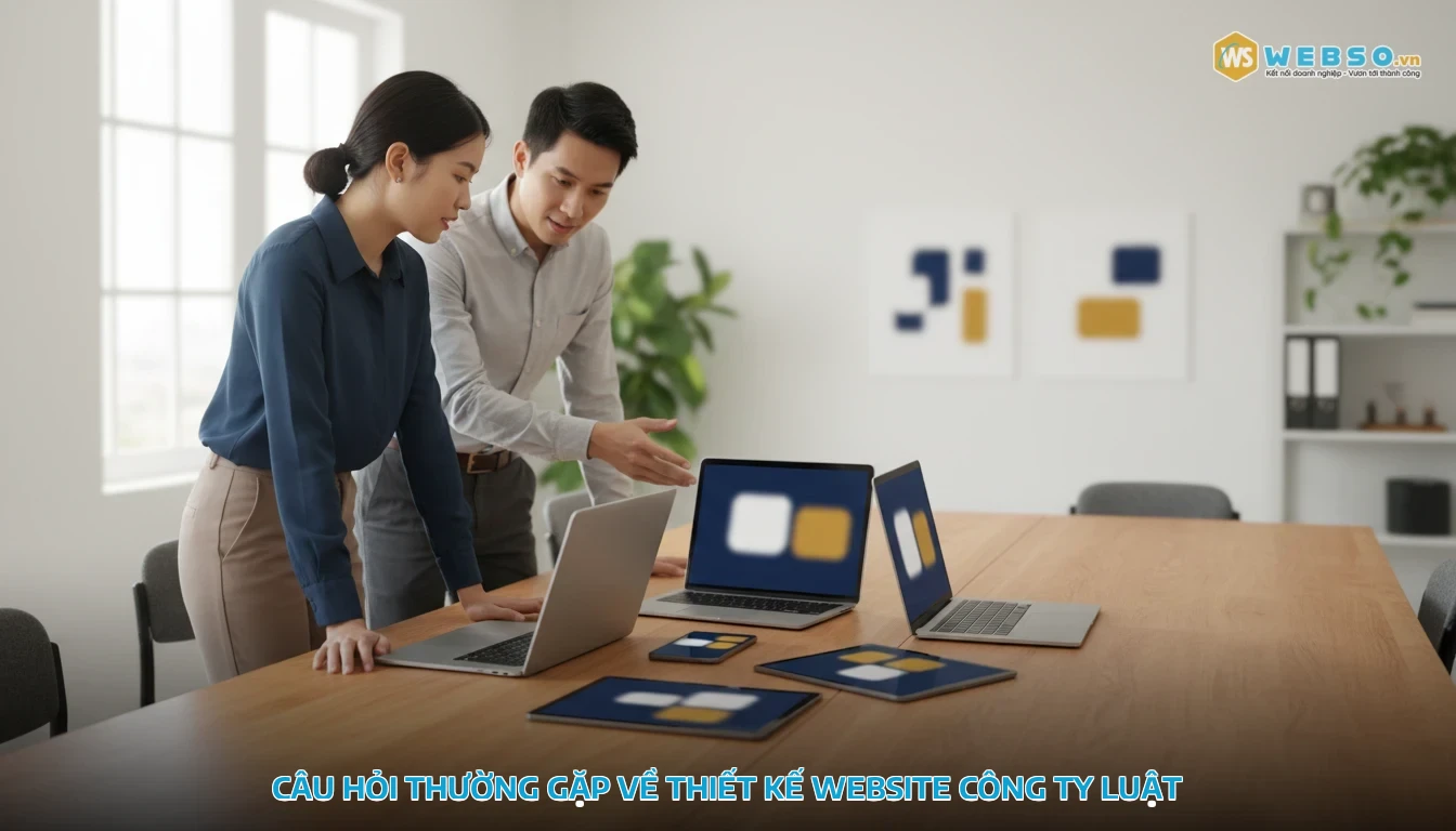 thiết kế website công ty luật - Câu hỏi thường gặp về thiết kế website công ty luật