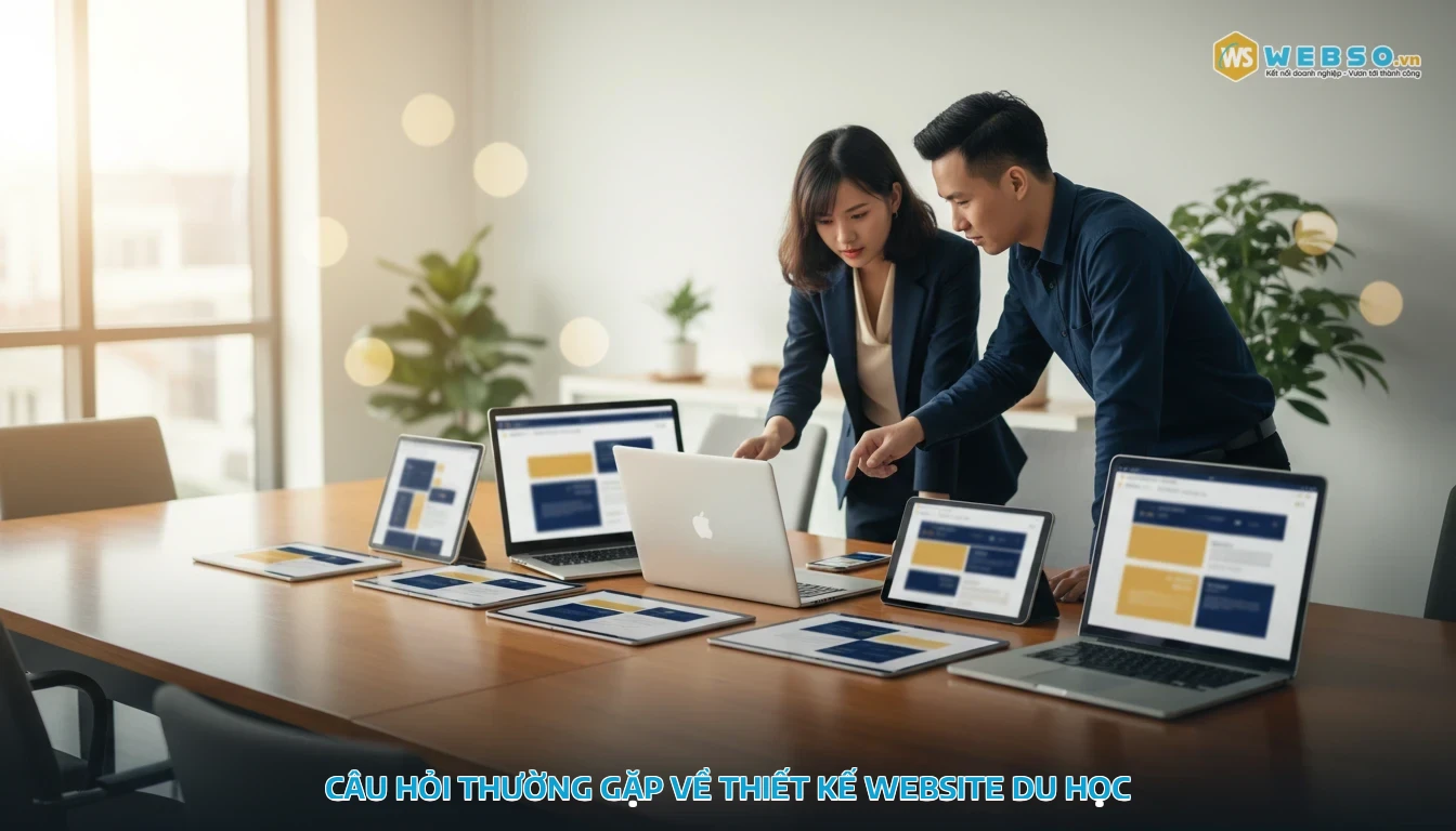 thiết kế website du học - Câu hỏi thường gặp về thiết kế website du học