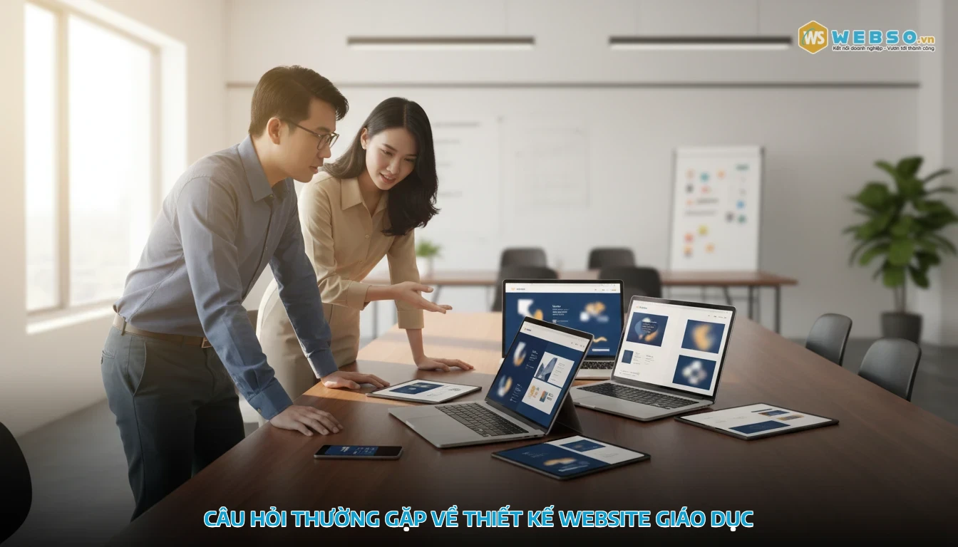 thiết kế website giáo dục - Câu hỏi thường gặp về thiết kế website giáo dục