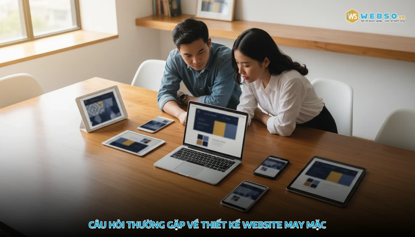 thiết kế website may mặc - Câu Hỏi Thường Gặp Về Thiết Kế Website May Mặc