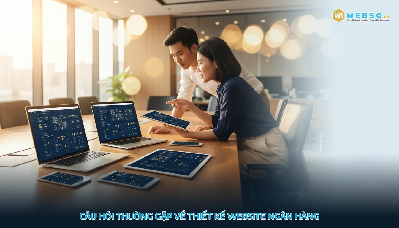 thiết kế website ngân hàng - Câu hỏi thường gặp về thiết kế website ngân hàng