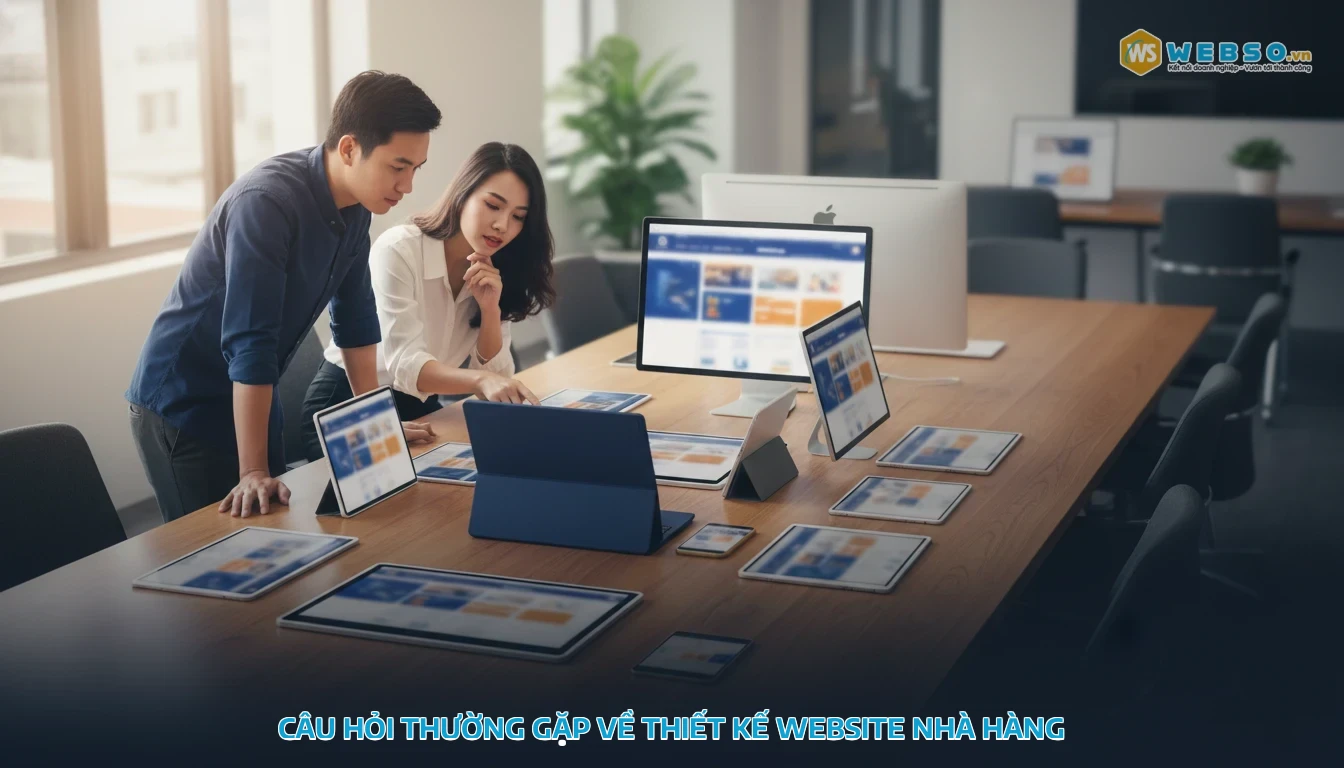 thiết kế website nhà hàng - Câu hỏi thường gặp về thiết kế website nhà hàng