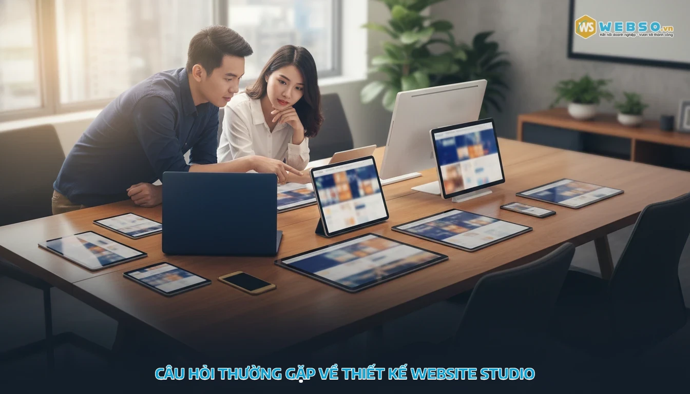 thiết kế website studio - Câu hỏi thường gặp về thiết kế website studio