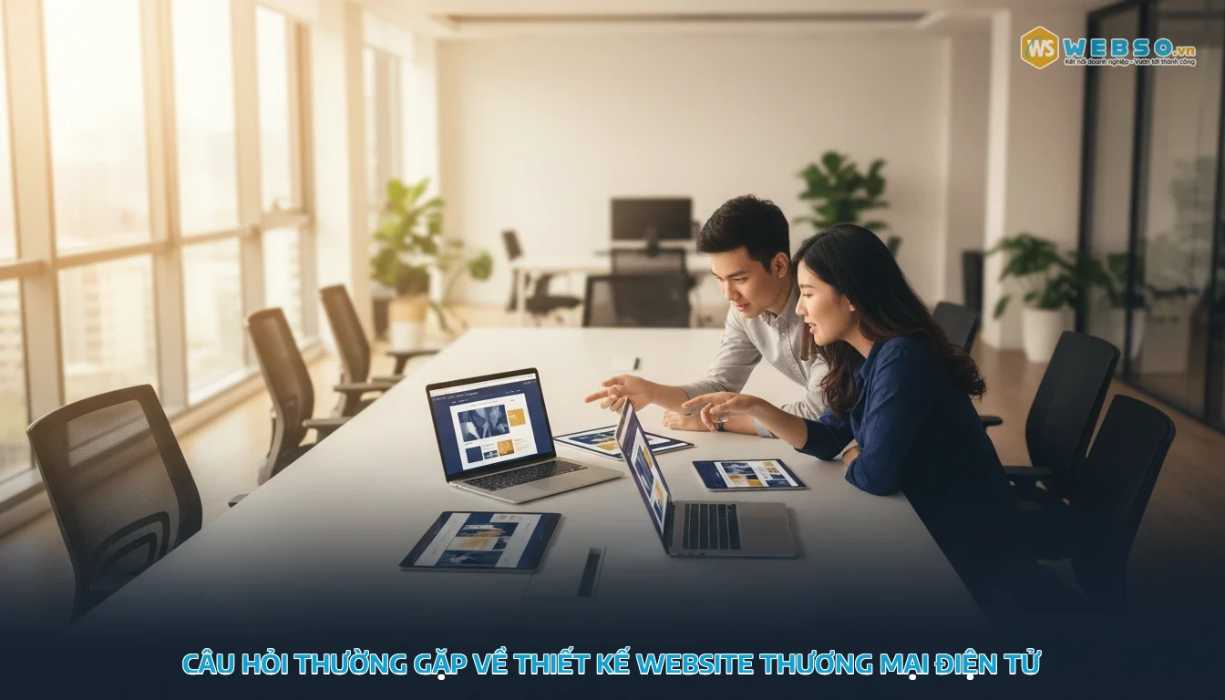 thiết kế website thương mại điện tử - Câu hỏi thường gặp về thiết kế website thương mại điện tử