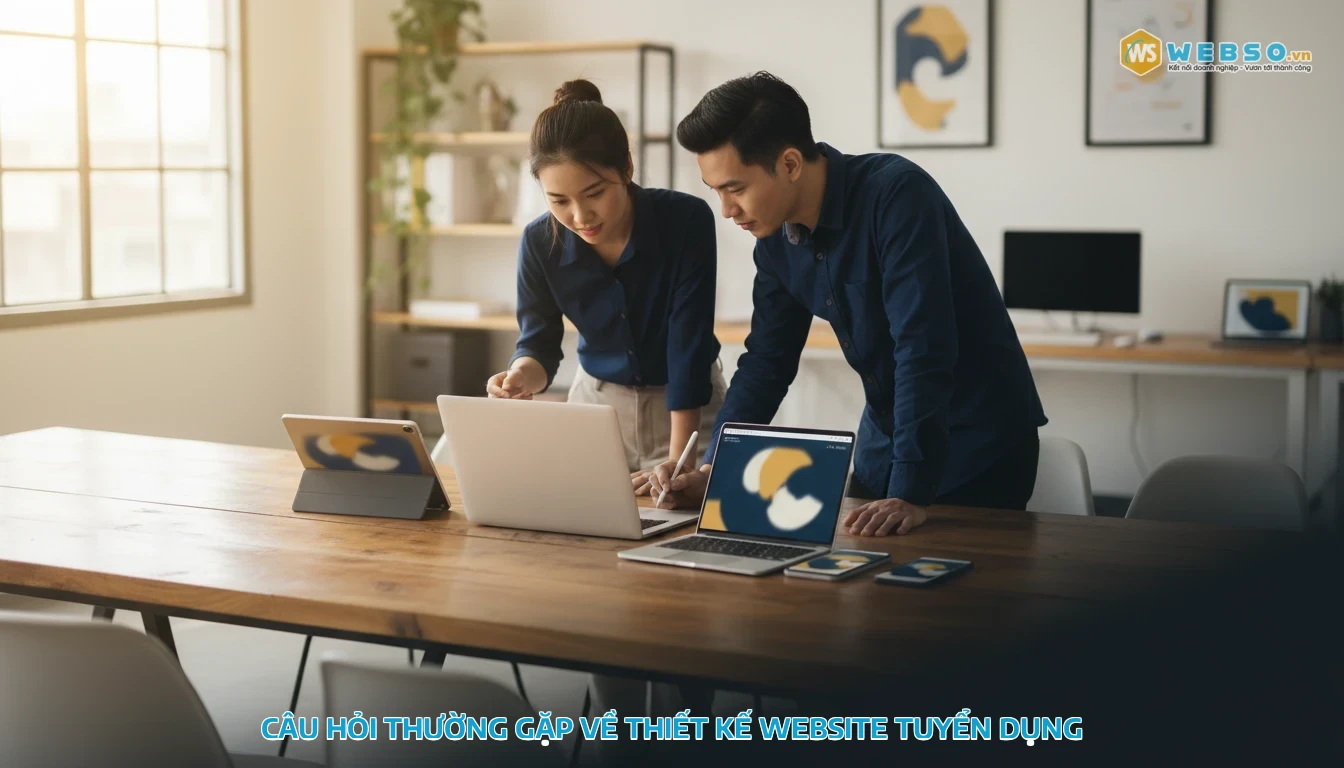 thiết kế website tuyển dụng - Câu hỏi thường gặp về thiết kế website tuyển dụng