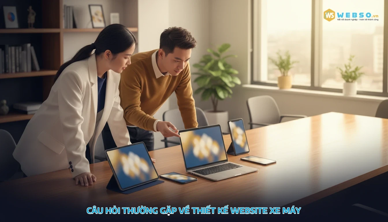 thiết kế website xe máy - Câu hỏi thường gặp về thiết kế website xe máy