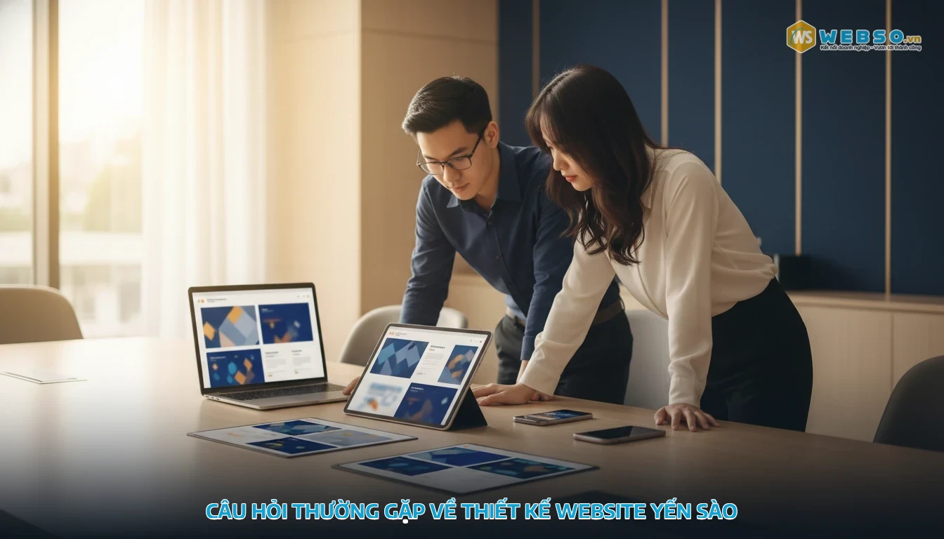 thiết kế website yến sào - Câu hỏi thường gặp về thiết kế website yến sào