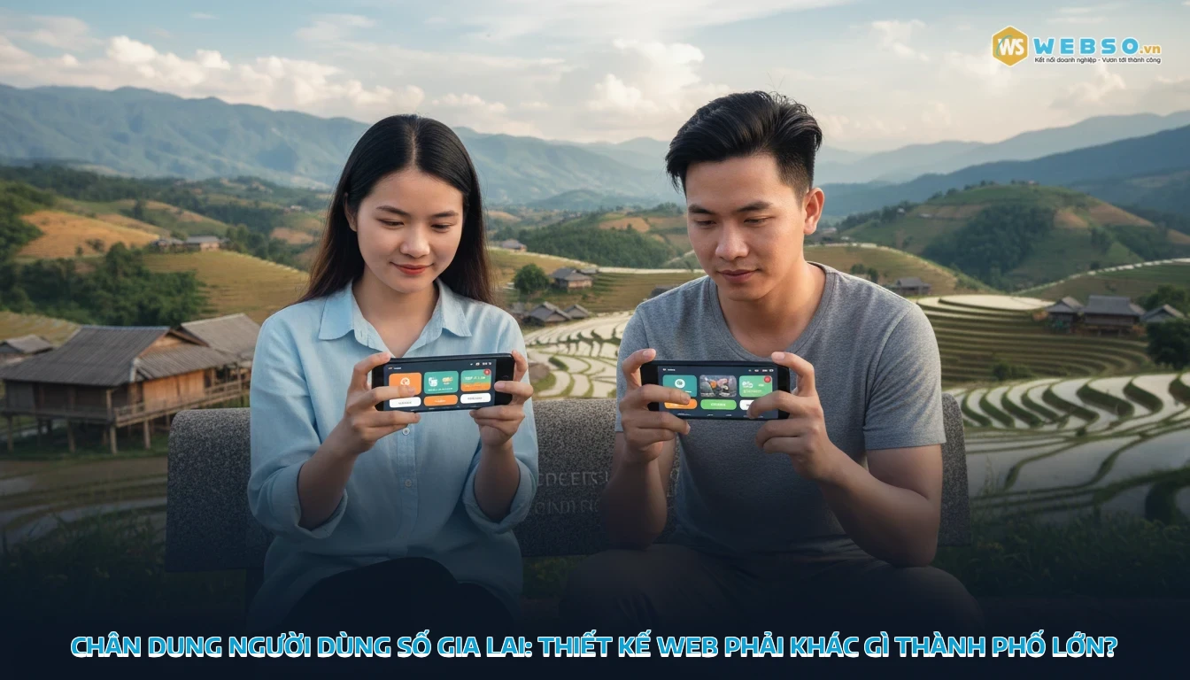 thiết kế web gia lai - Chân dung người dùng số Gia Lai: Thiết kế web phải khác gì thành phố lớn?