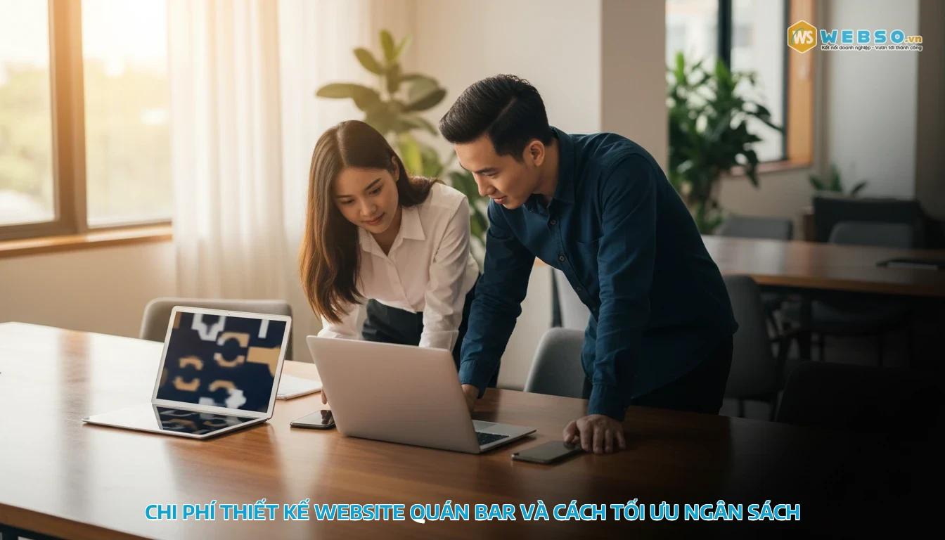 thiết kế website quán bar - Chi phí thiết kế website quán bar và cách tối ưu ngân sách