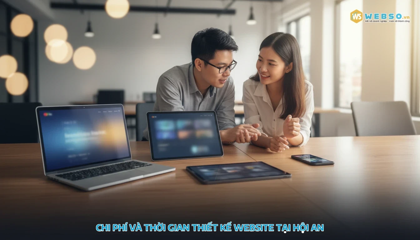 thiết kế website tại hội an - Chi phí và thời gian thiết kế website tại Hội An
