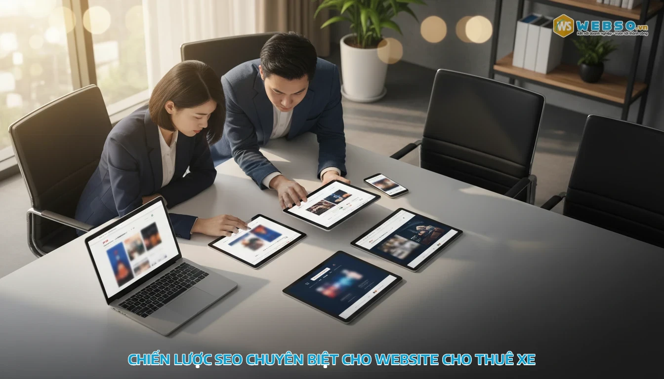 thiết kế web cho thuê xe - Chiến lược SEO chuyên biệt cho website cho thuê xe