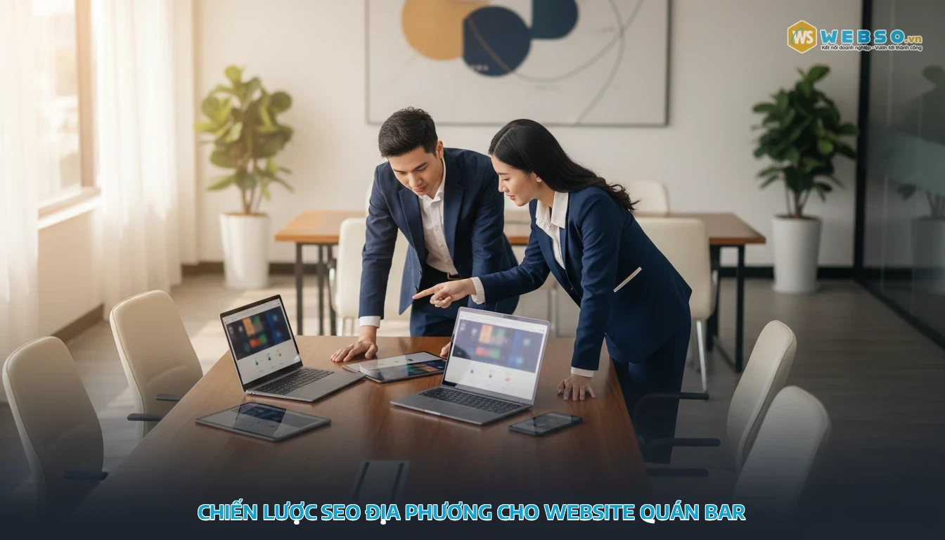 thiết kế website quán bar - Chiến lược SEO địa phương cho website quán bar