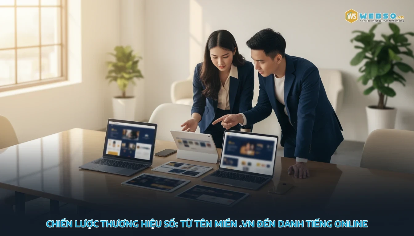 thiết kế website ninh bình - Chiến Lược Thương Hiệu Số: Từ Tên Miền .vn Đến Danh Tiếng Online