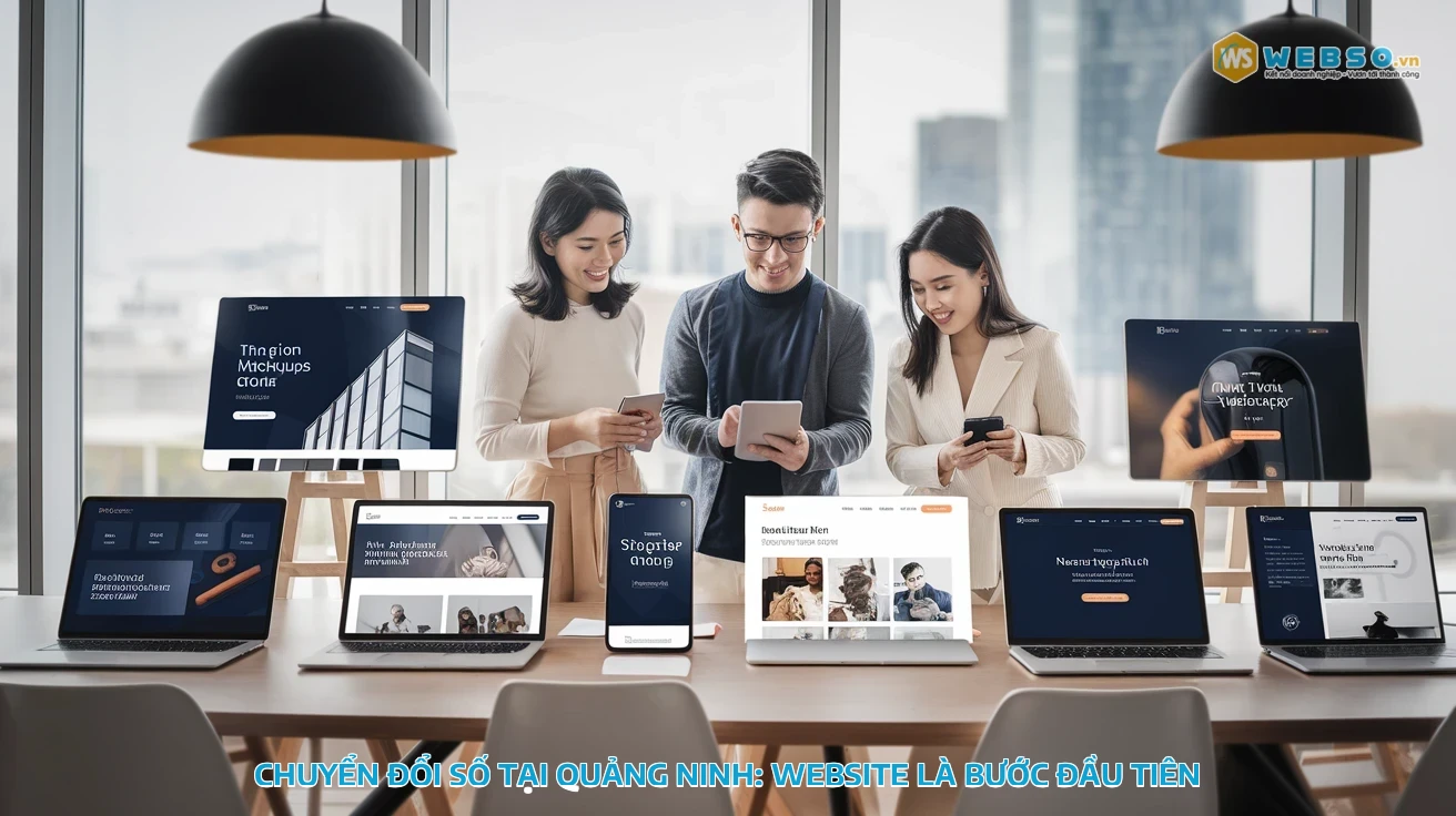 thiết kế website quảng ninh - Chuyển đổi số tại Quảng Ninh: Website là bước đầu tiên