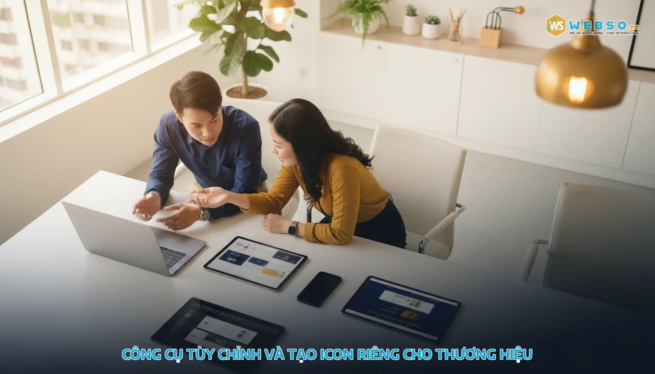 download bộ icon cho thiết kế web - Công cụ tùy chỉnh và tạo icon riêng cho thương hiệu