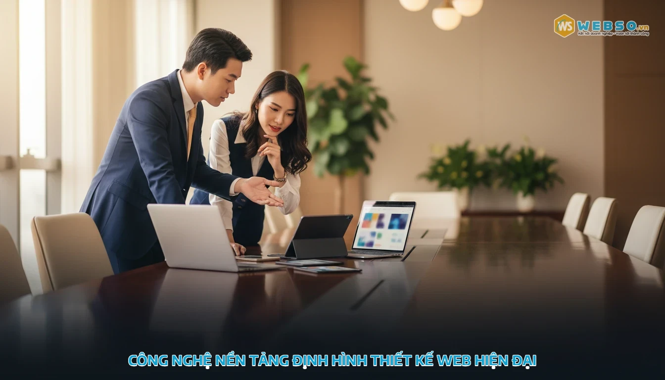 thiết kế giao diện web - Công nghệ nền tảng định hình thiết kế web hiện đại