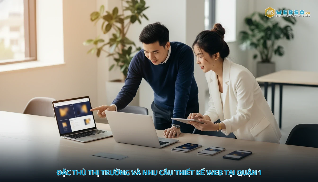 thiết kế web quận 1 - Đặc thù thị trường và nhu cầu thiết kế web tại quận 1