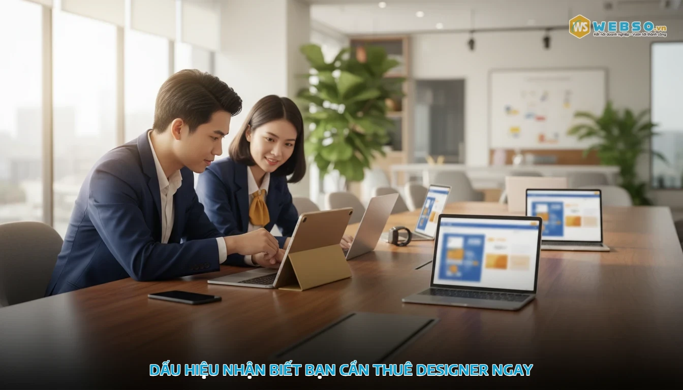 cần người thiết kế website - Dấu Hiệu Nhận Biết Bạn Cần Thuê Designer Ngay