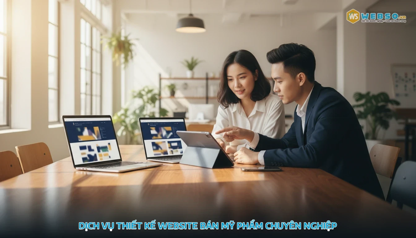 thiết kế website bán mỹ phẩm - Dịch vụ thiết kế website bán mỹ phẩm chuyên nghiệp