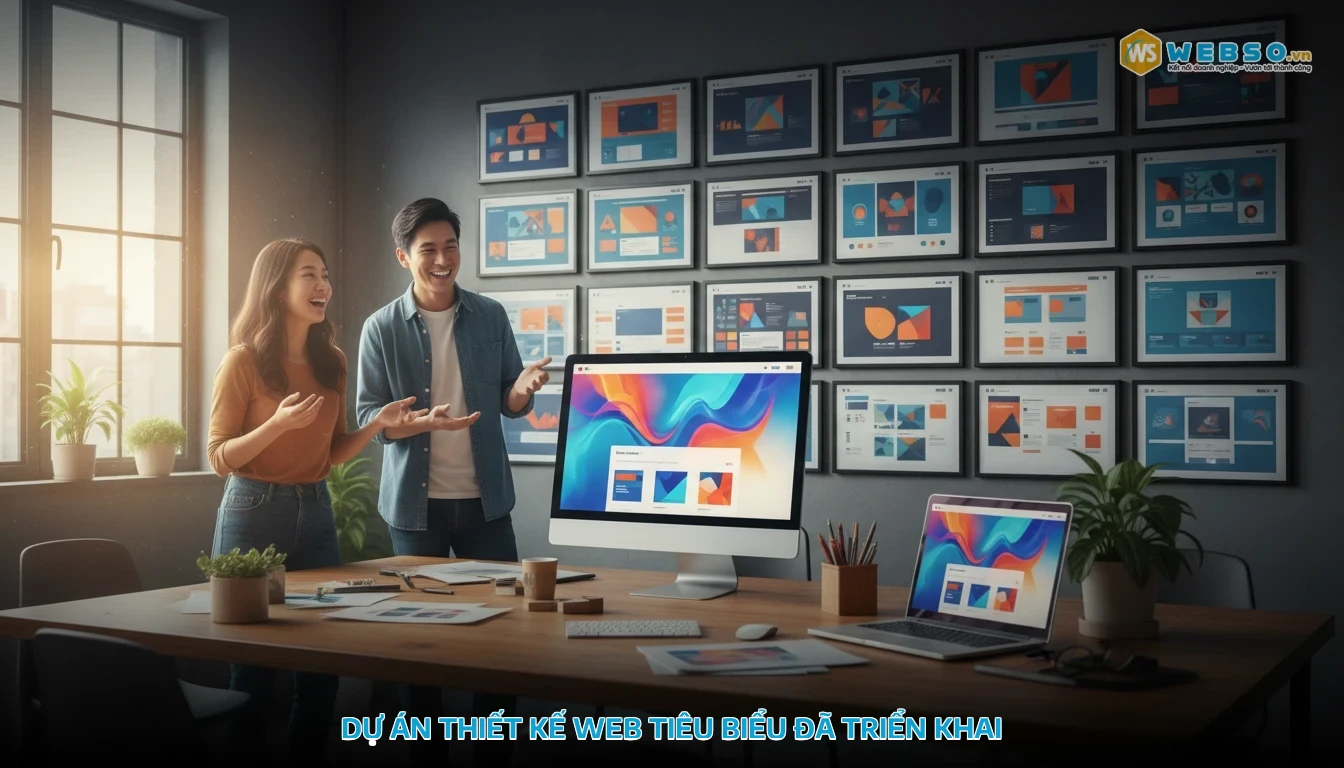 thiết kế web - Dự án thiết kế web tiêu biểu đã triển khai